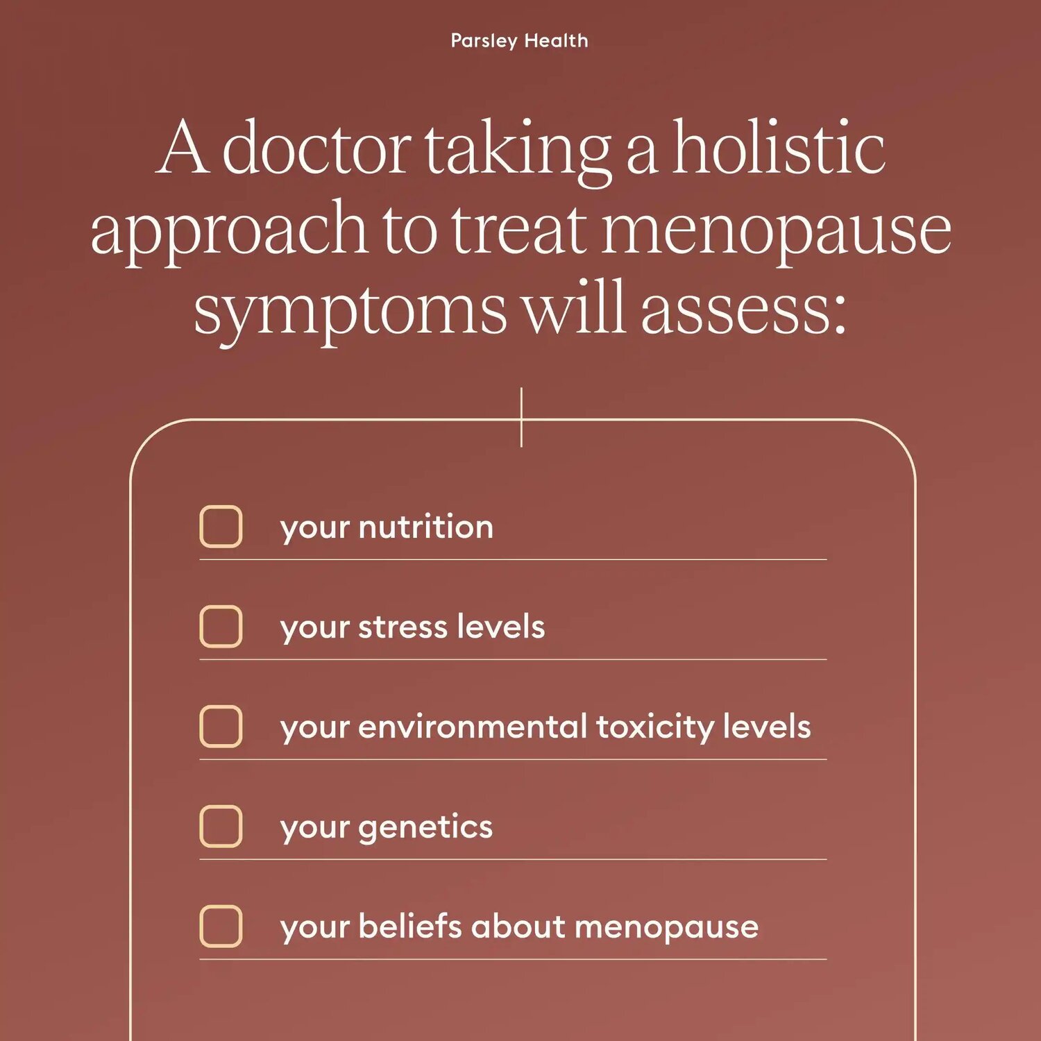 holistic menopause treatment