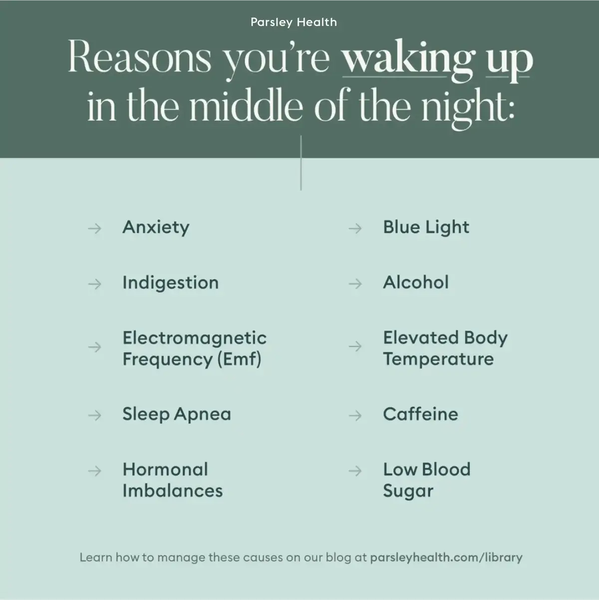 reasons you might be waking up in the middle of the night
