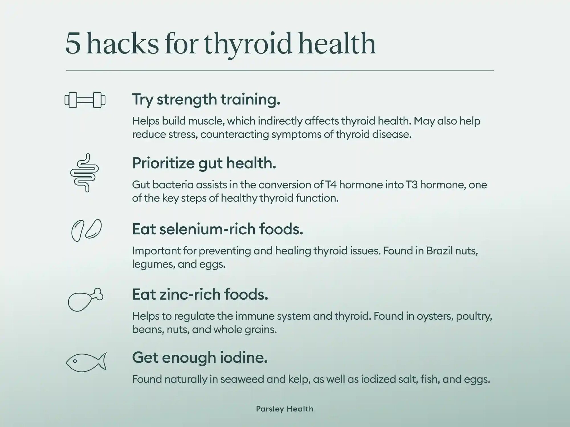 5 hacks for thyroid health