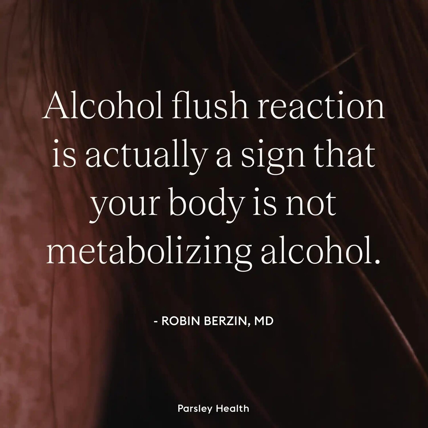 alcohol flush reaction quote