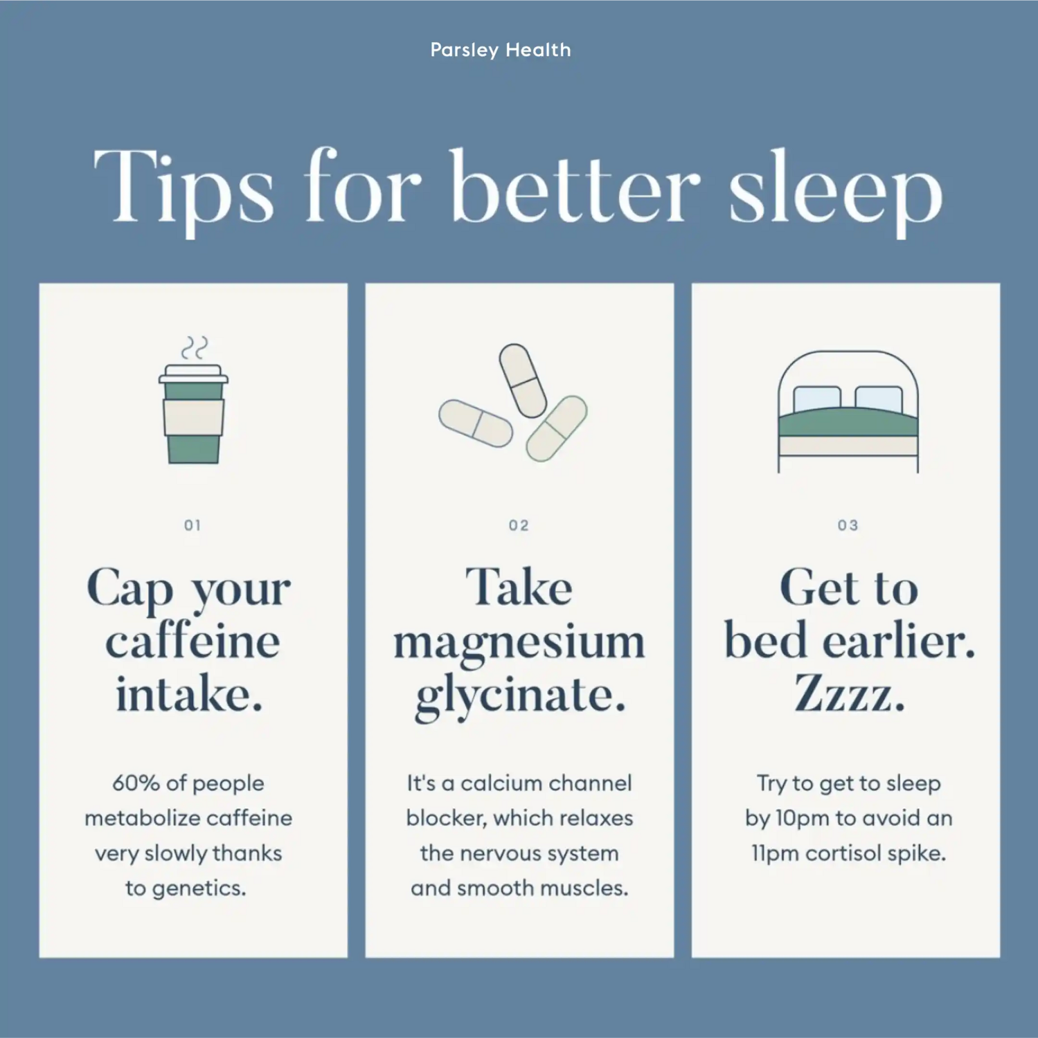 tips for better sleep